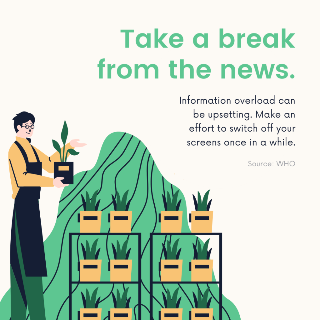 Managing Stress Tip #2 - Take a break from the news
