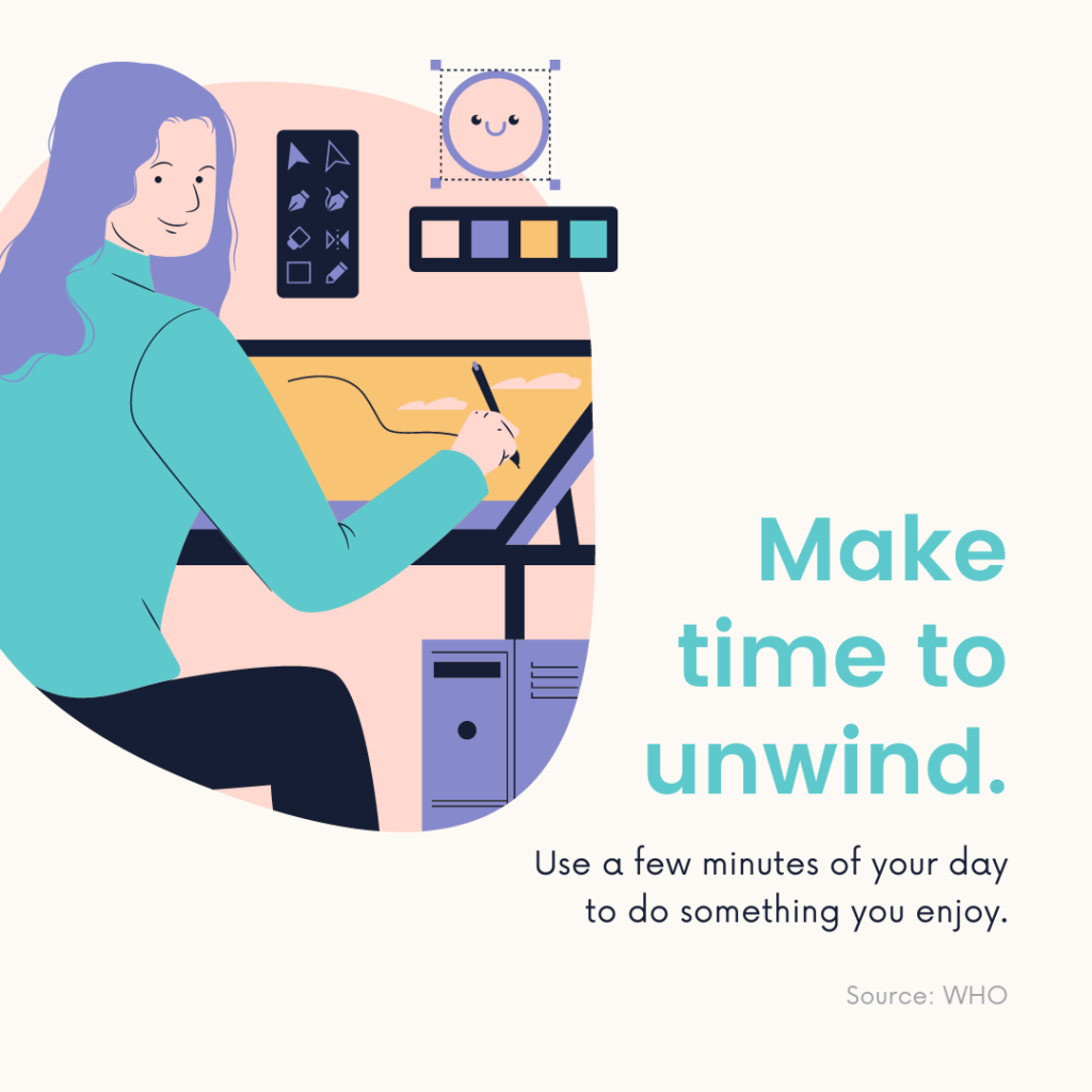 Managing Stress Tip #4 - Make Time to Unwind
